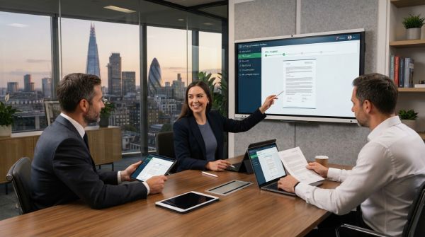 How can technology improve efficiency in UK real estate transactions?