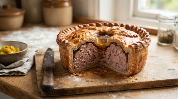 What are the best techniques for cooking a succulent pork pie?